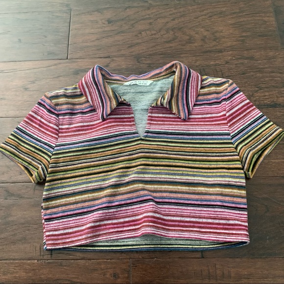 SHEIN Other - SHEIN Vintage Striped Crop Top size girls L